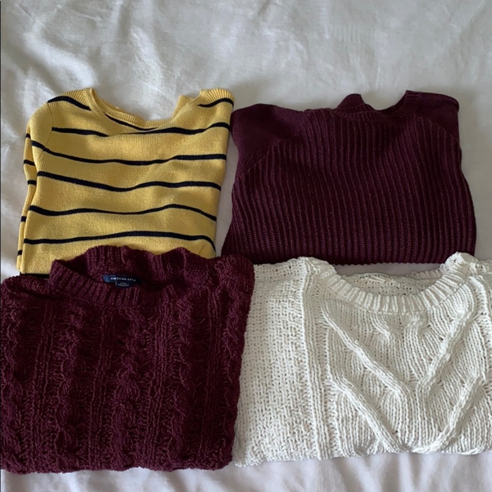 bundle of 4 sweaters